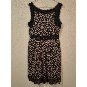 Jill Stuart Size 4 Dark Romantic Lace Dress Silk Lined Whimsigoth Stevie Nicks